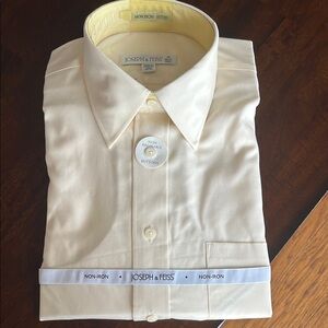 Joseph & Feiss Cream Formal Dress Shirt